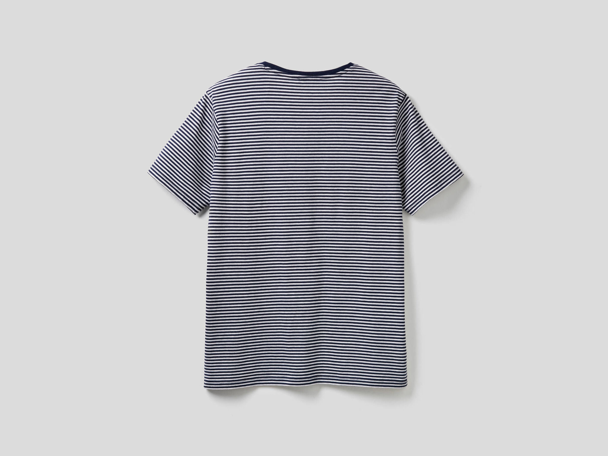 Striped t-shirt in pure cotton Men image number 5